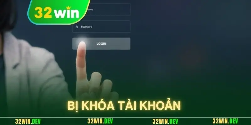 bị khoá tài khoản